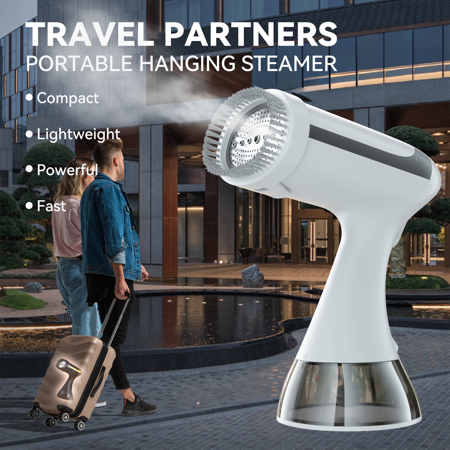 LuxeSteam™ Premium 1500W Handheld Garment Steamer