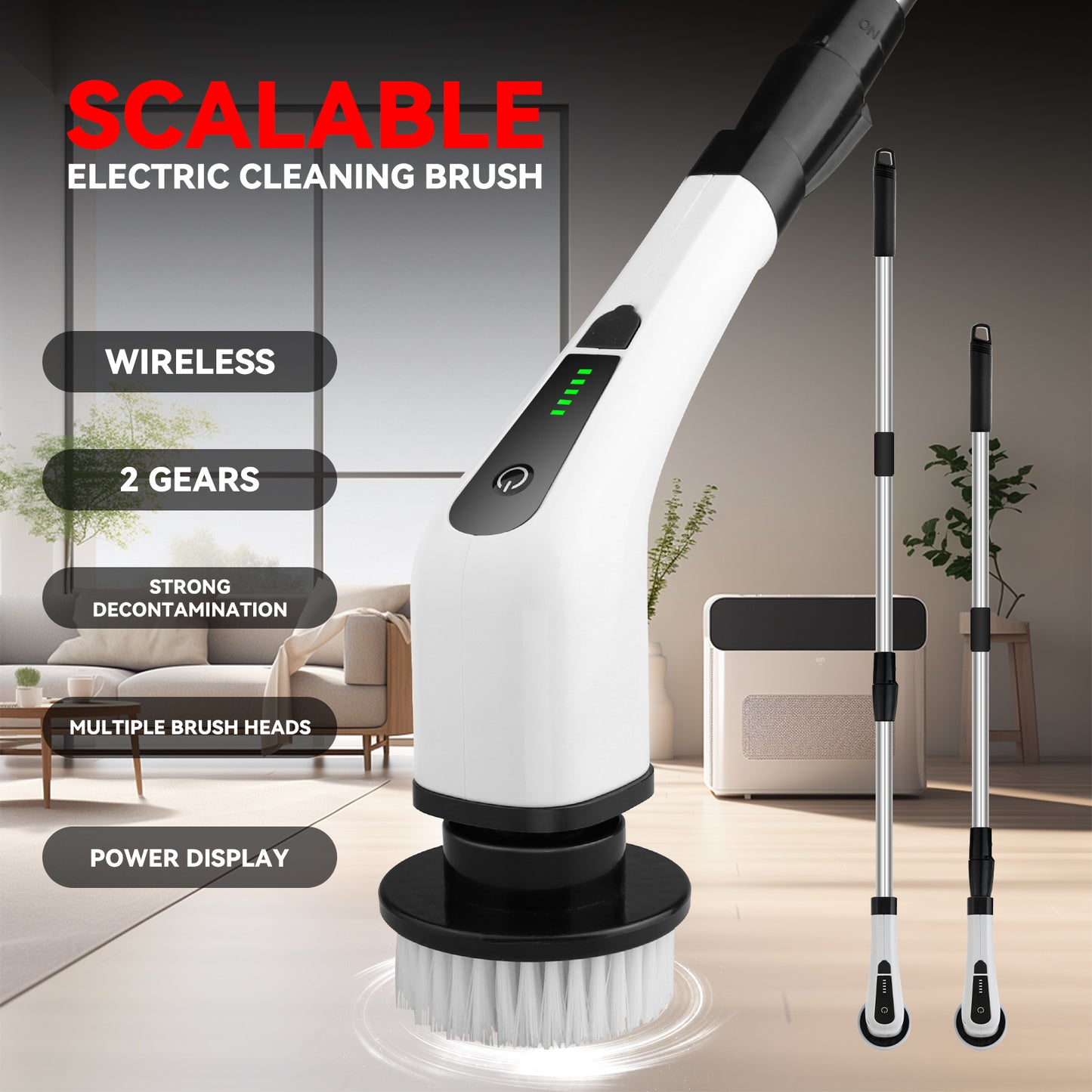 Cleanova Pro™ Cordless Power Scrubber