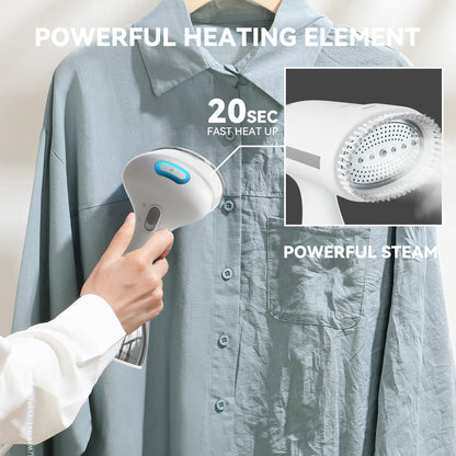 LuxeSteam™ Premium 1500W Handheld Garment Steamer