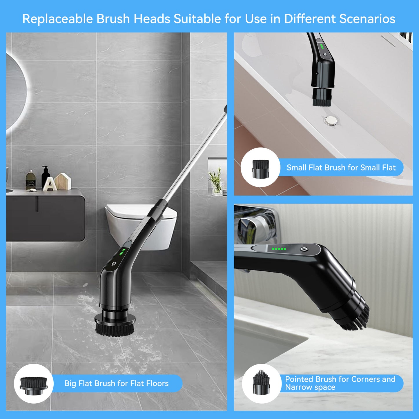 Cleanova Pro™ Cordless Power Scrubber